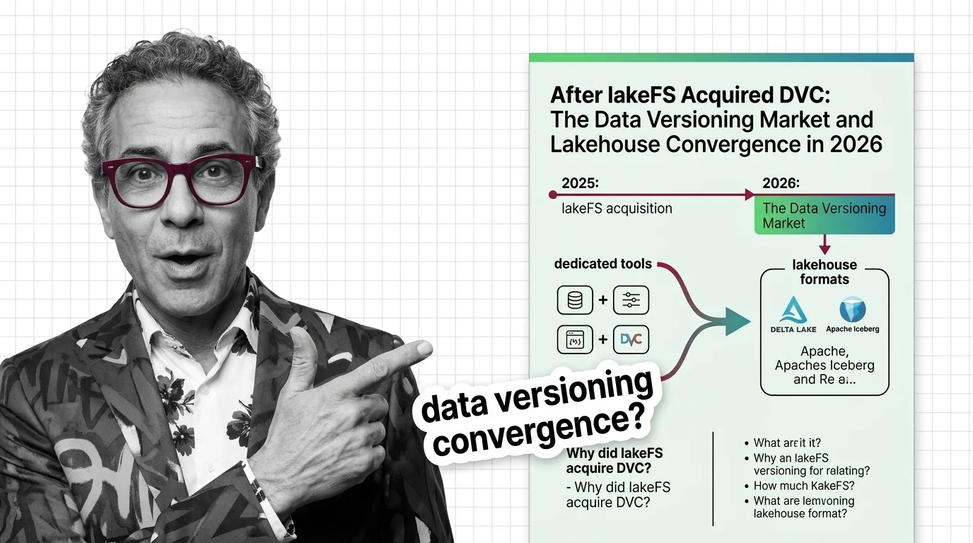 Data versioning tools consolidating as lakehouse formats absorb content-addressable storage and dataset time-travel