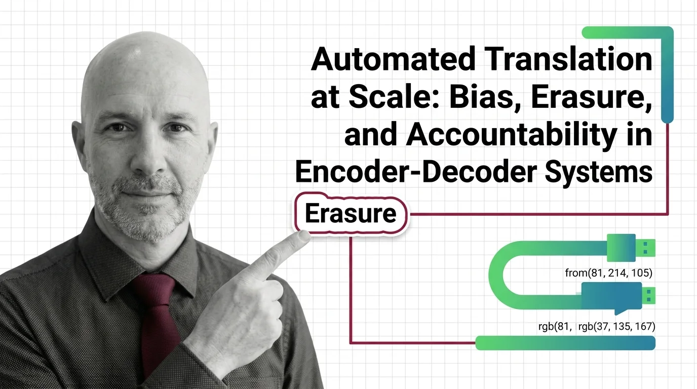 Diverse scripts and alphabets converging into a narrow digital funnel, fragments of meaning falling away at the edges