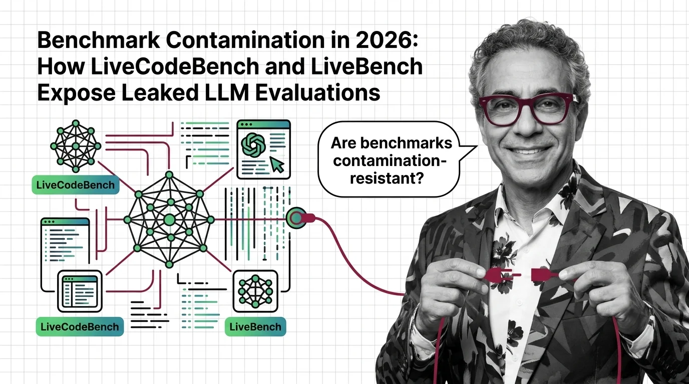 Contaminated static AI benchmarks giving way to date-windowed LLM evaluation on LiveCodeBench and LiveBench