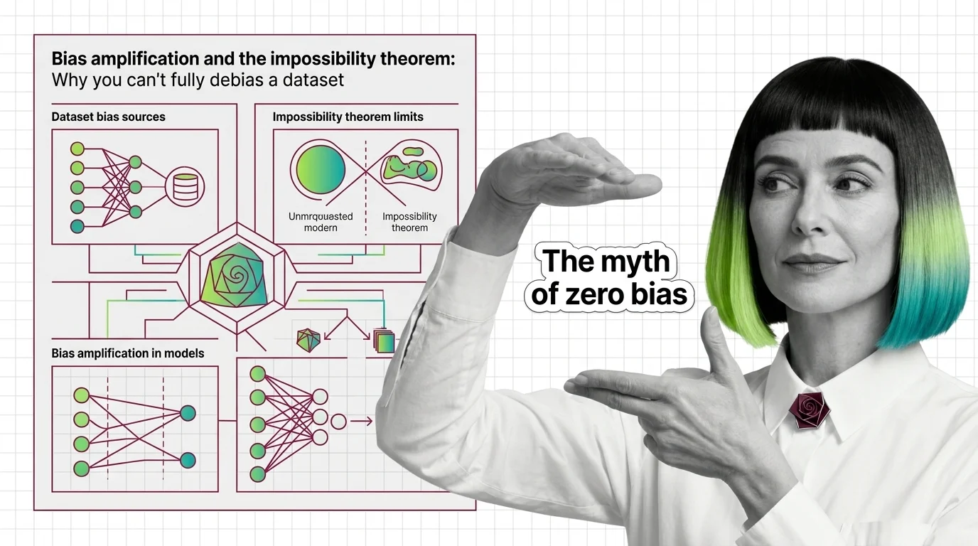 How dataset bias enters training data at many stages, hides in proxy features, and gets amplified by ML models