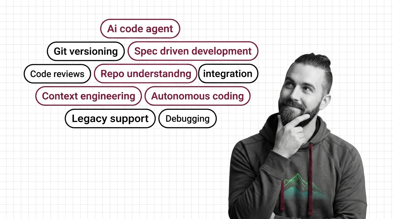 Map of where AI coding agents land in a senior developer's workflow — which classical instincts still apply, which break