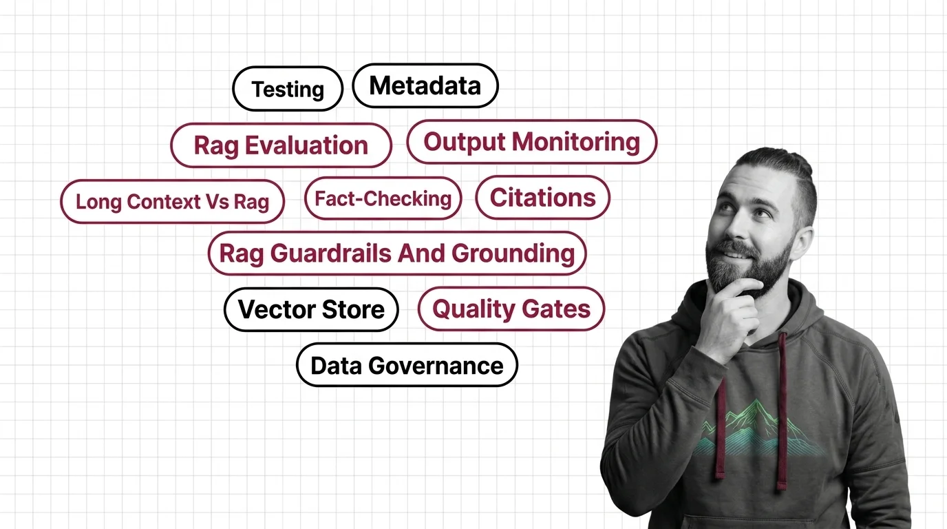 MAX mapping classical testing and service-boundary instincts onto a RAG quality and guardrails pipeline for backend developers
