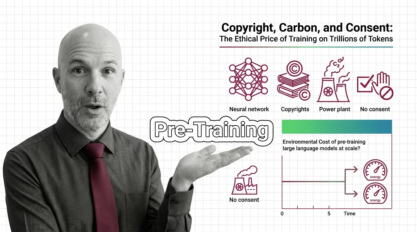 Creative works and natural resources consumed as invisible inputs to large language model training