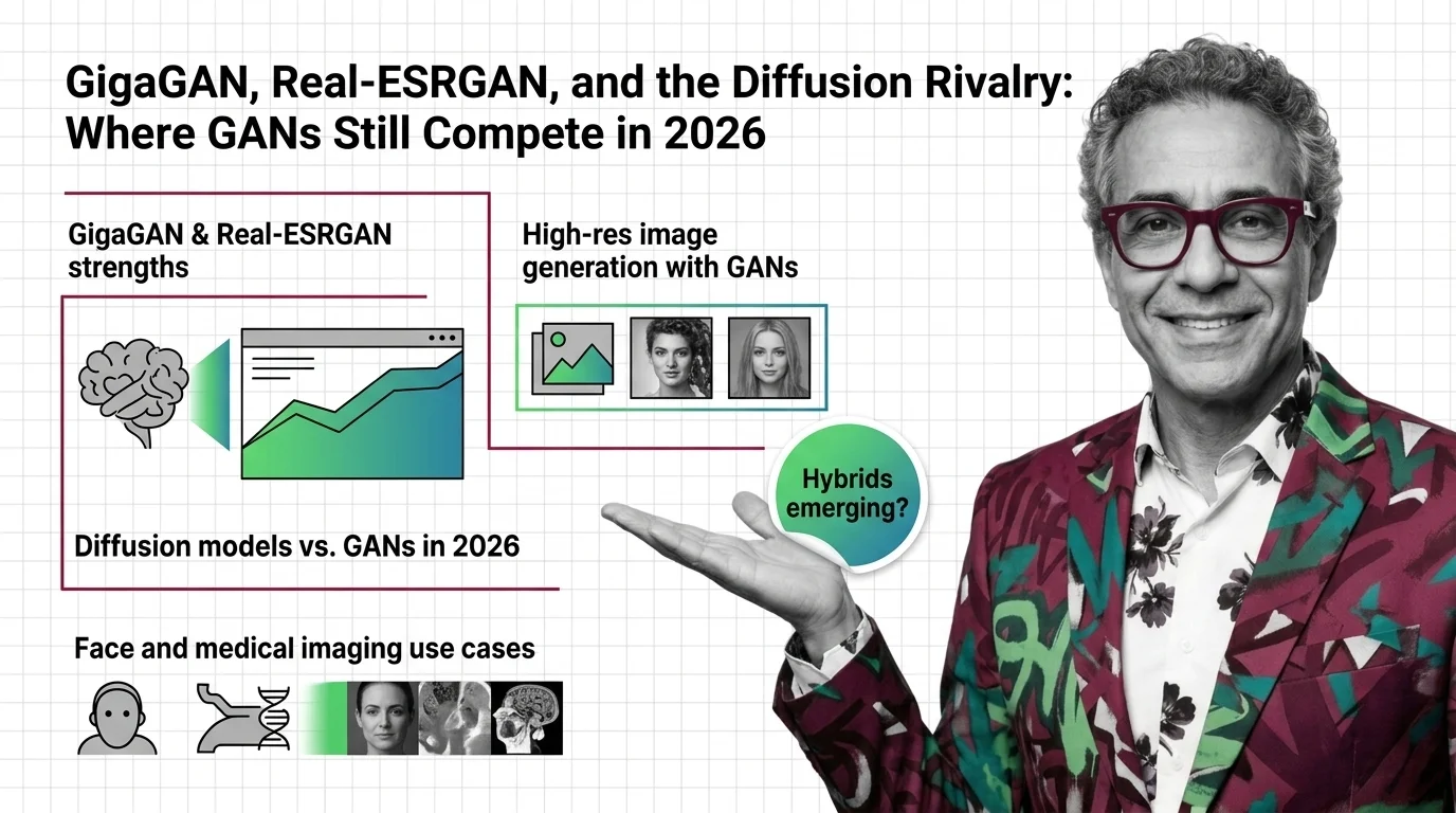 Split visual contrasting fast single-pass GAN inference against slow iterative diffusion sampling with a latency gauge between them