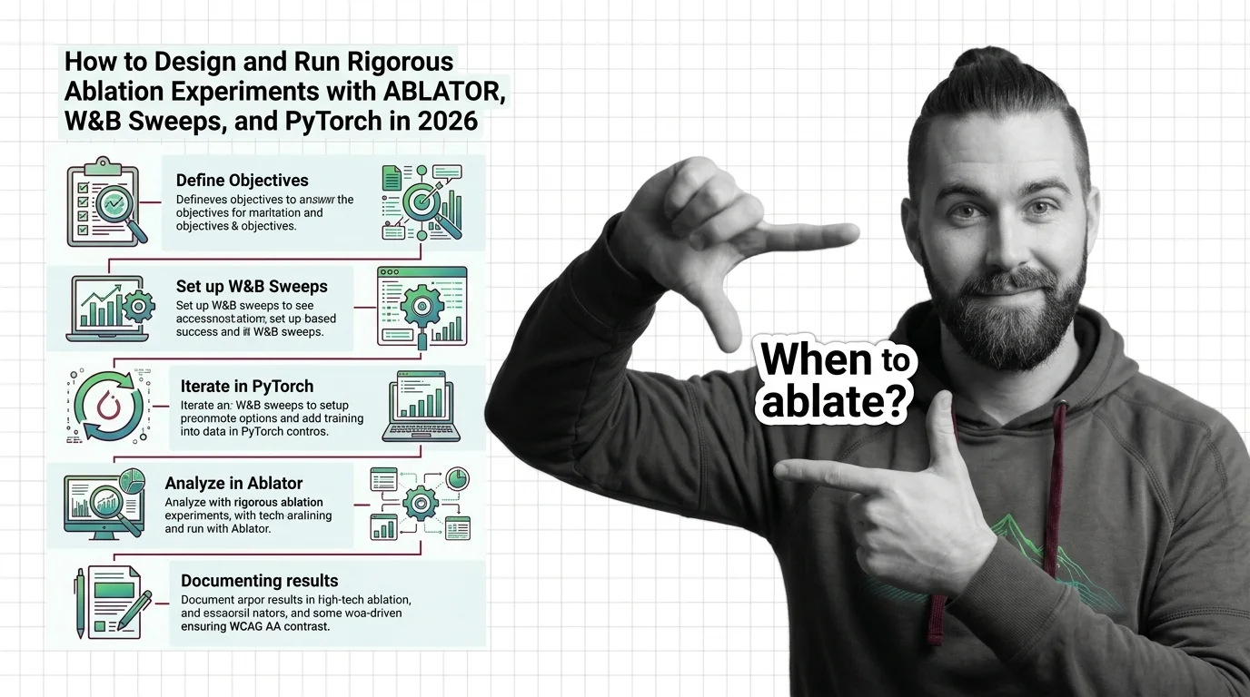 Engineer examining a neural network diagram with components being selectively removed and measured