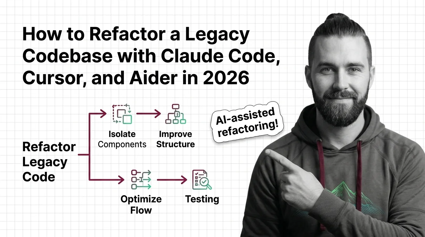 Refactoring workflow combining Claude Code Plan Mode, Cursor Subagents, and Aider architect mode across a legacy monolith