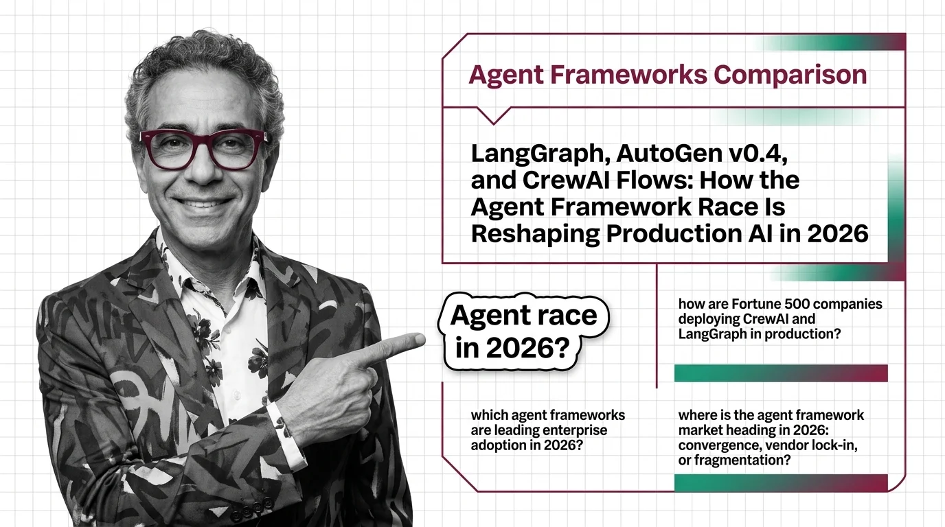Production AI agent frameworks splitting into an enterprise governance tier and a time-to-production tier in 2026.