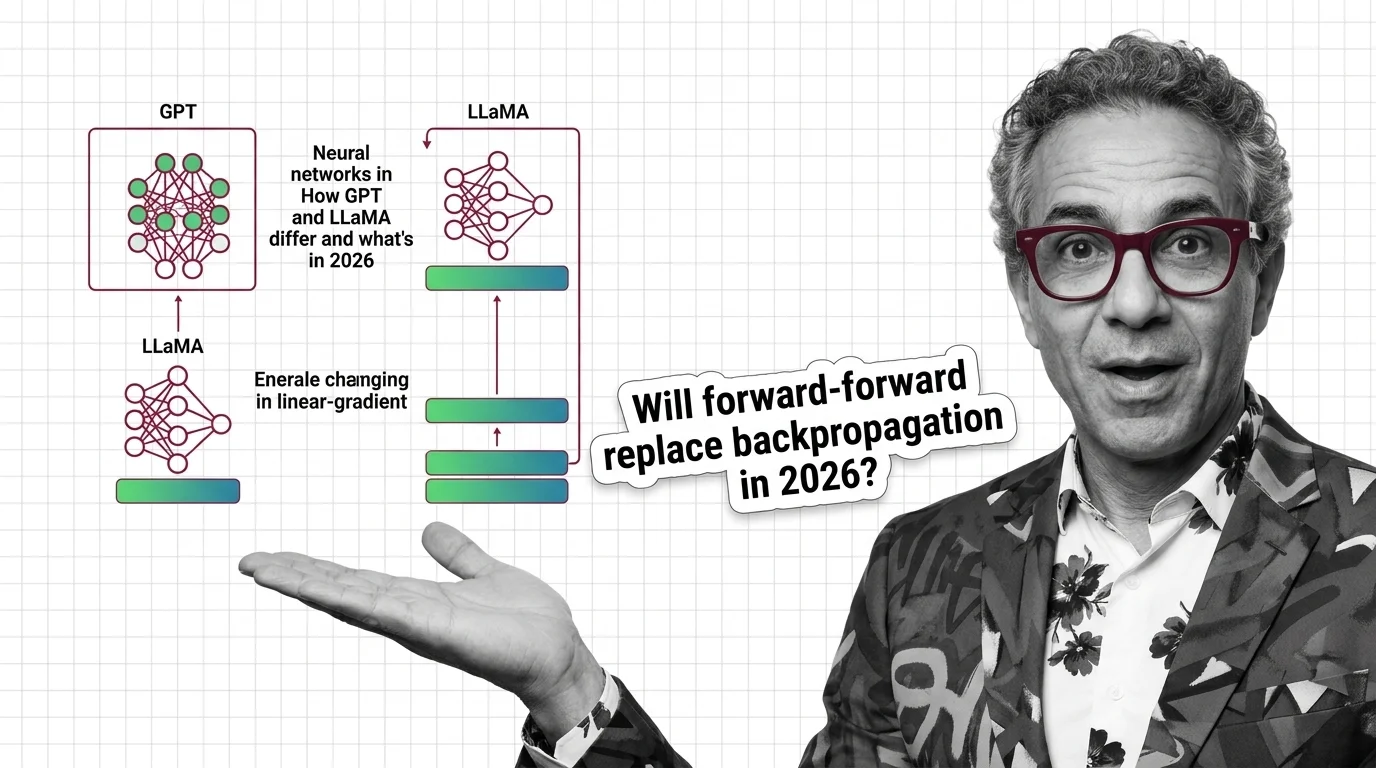 Diverging neural network routing paths representing three competing architecture strategies in 2026