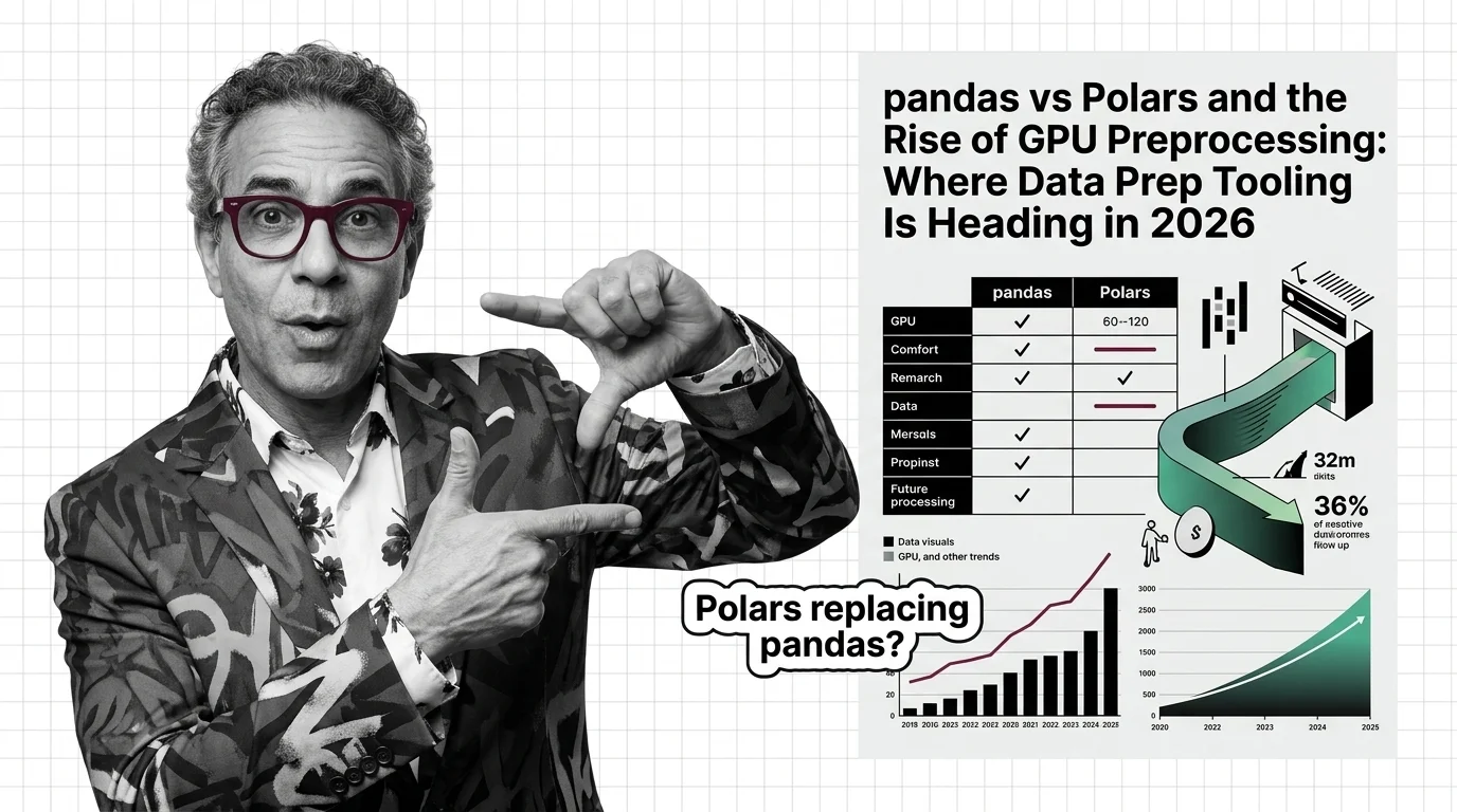 pandas, Polars, and GPU preprocessing engines converging on the Apache Arrow columnar data standard