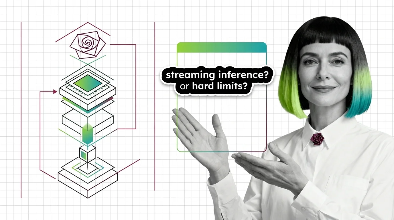 Real-time AI image and audio generation outracing a video pipeline stalled by GPU memory limits