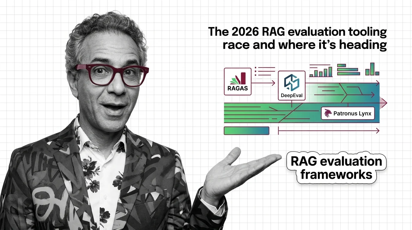 RAG evaluation tooling race 2026 — RAGAS, DeepEval, and Patronus Lynx moving to agent-trajectory and multimodal scoring