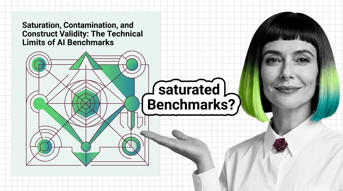 Three failure modes of AI benchmarks: saturation ceilings, training-data contamination, and construct validity gaps