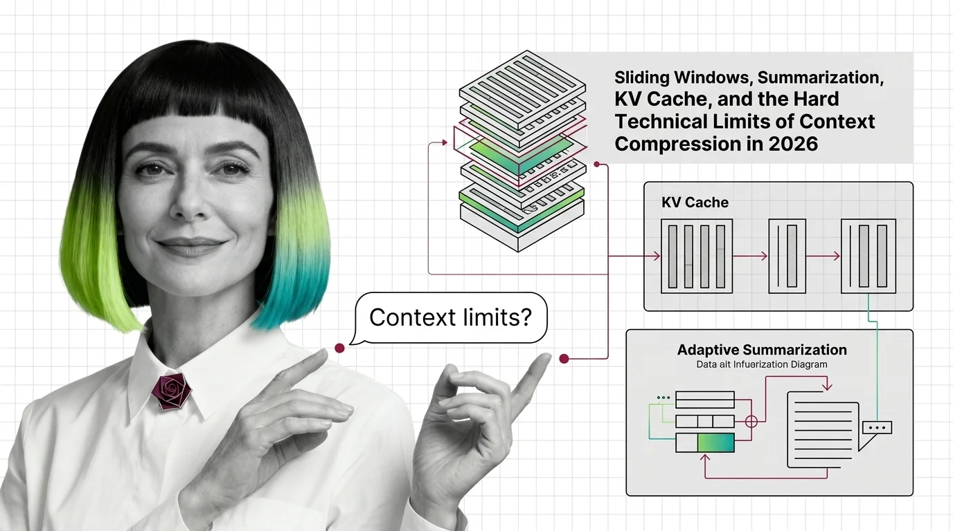MONA examining a memory diagram showing KV cache growth and sliding window attention patterns in a production LLM pipeline