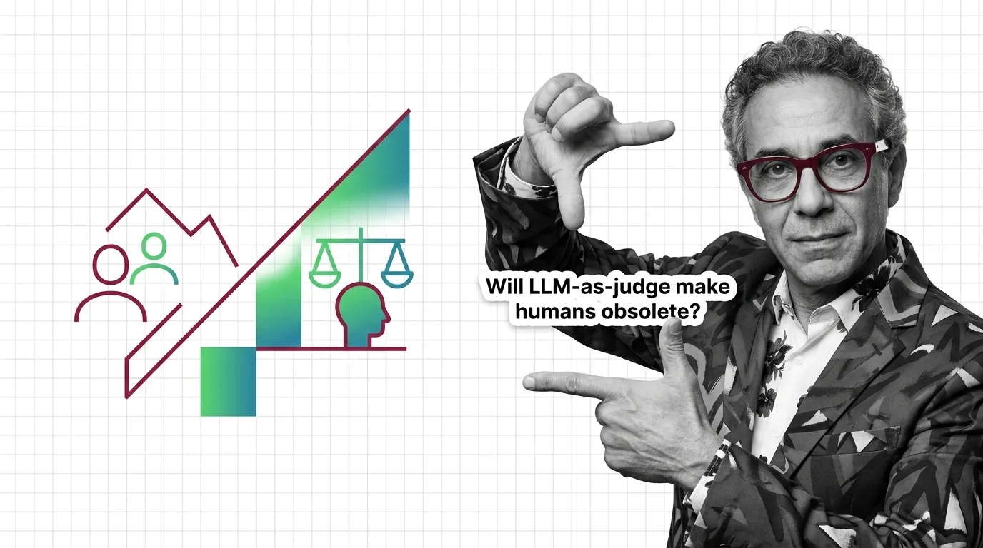 AI evaluation market diagram showing Scale AI, Surge AI, and LLM judge systems splitting after Meta's investment