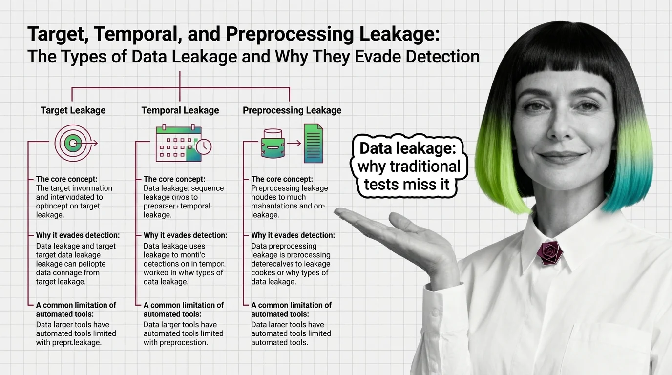 How target, temporal, and preprocessing data leakage inflate machine learning accuracy and evade cross-validation checks