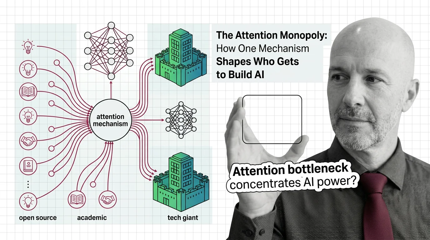 Red glasses resting on a fracturing mirror reflecting a single algorithmic eye
