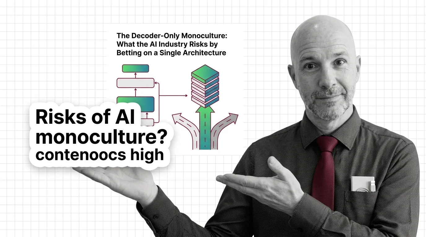 Converging architectural pathways narrowing into a single corridor beneath a vast computational grid