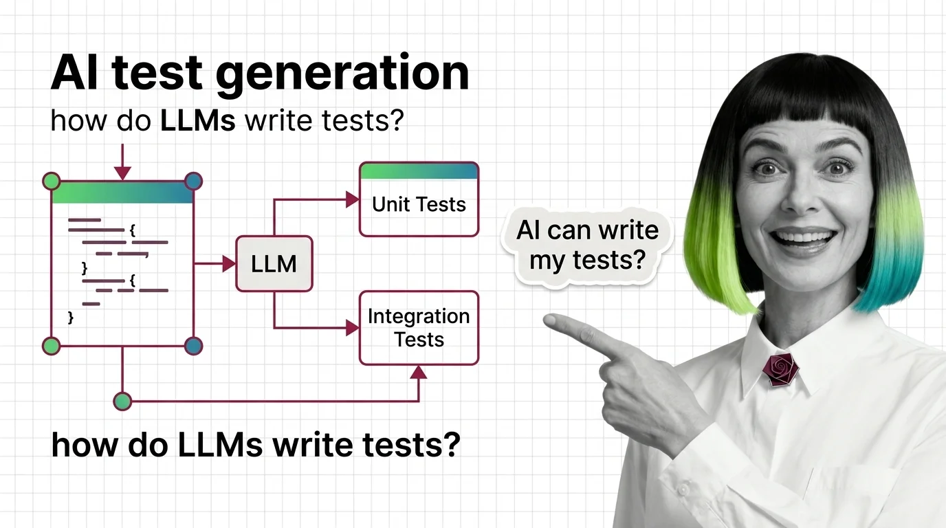 LLM transforming a code function into structured unit test candidates filtered by coverage signals