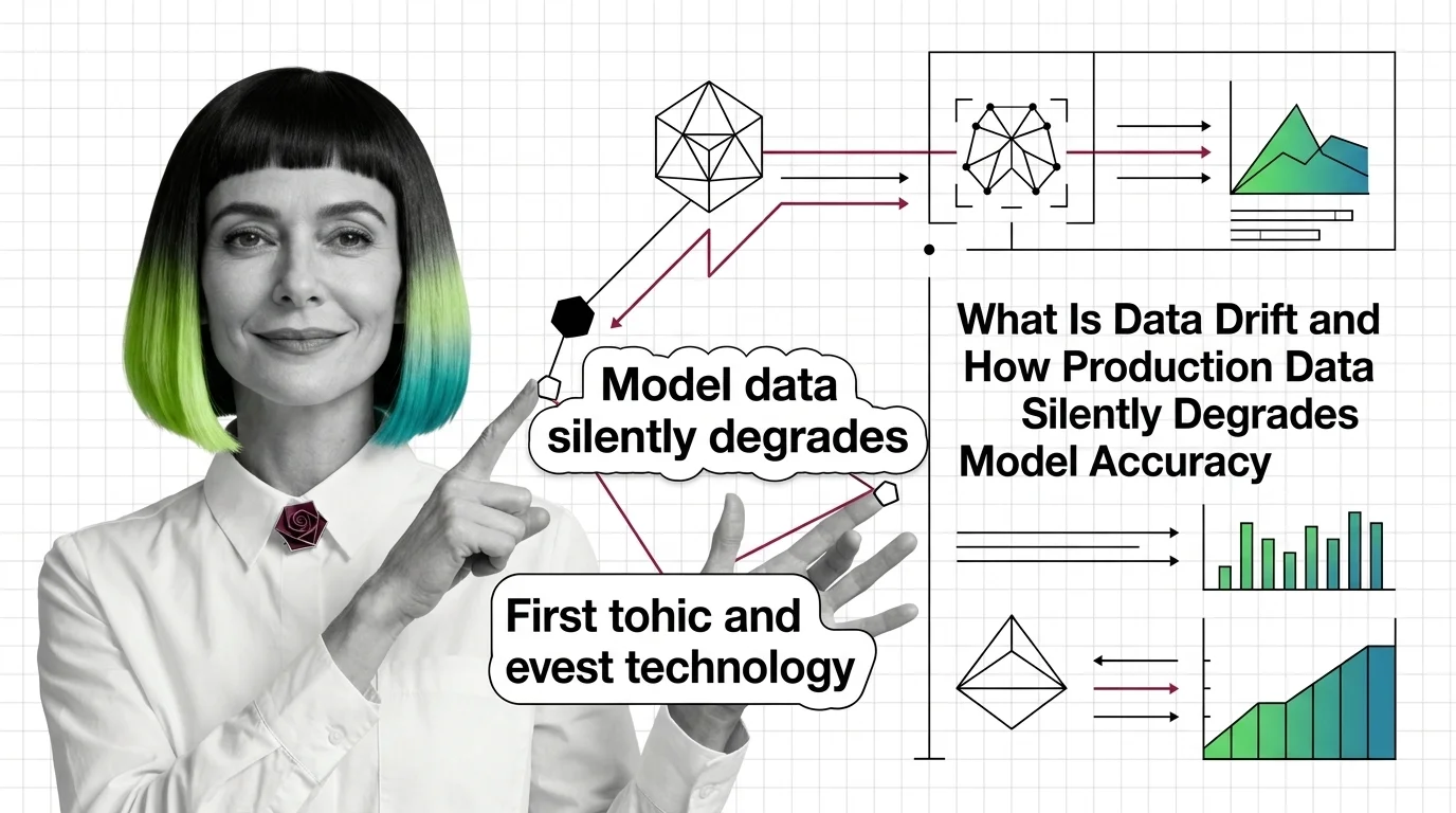 Production data distribution drifting away from training data, eroding a deployed model's accuracy over time