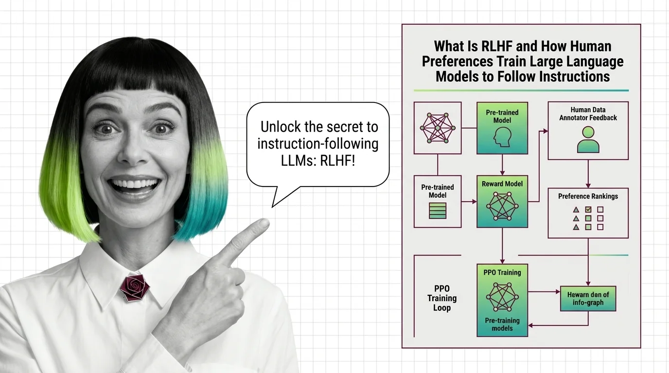 Human preference rankings flowing through a reward model to reshape large language model alignment