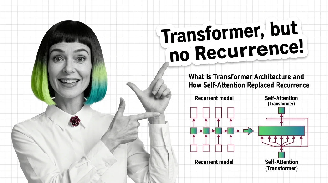 Parallel attention connections replacing sequential recurrence in transformer neural network architecture