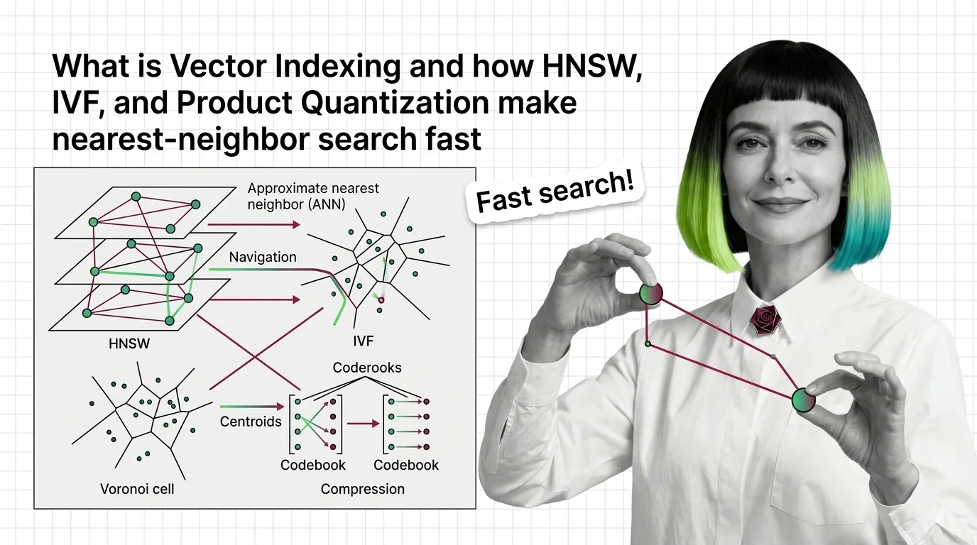 Hierarchical graph layers connecting scattered data points across dimensional space for nearest-neighbor search