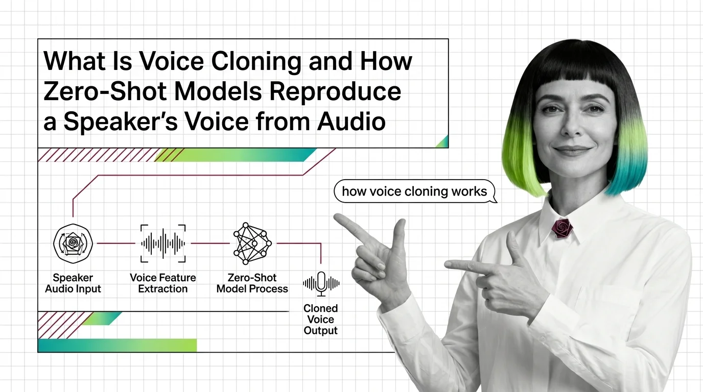 Abstract visualization of audio waveforms transforming into a speaker identity embedding vector