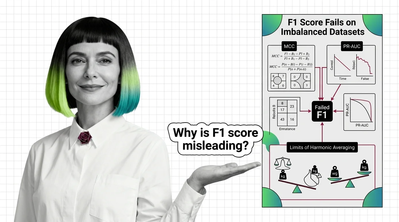 Confusion matrix with the true-negative quadrant dissolving to reveal a hidden gap in metric coverage