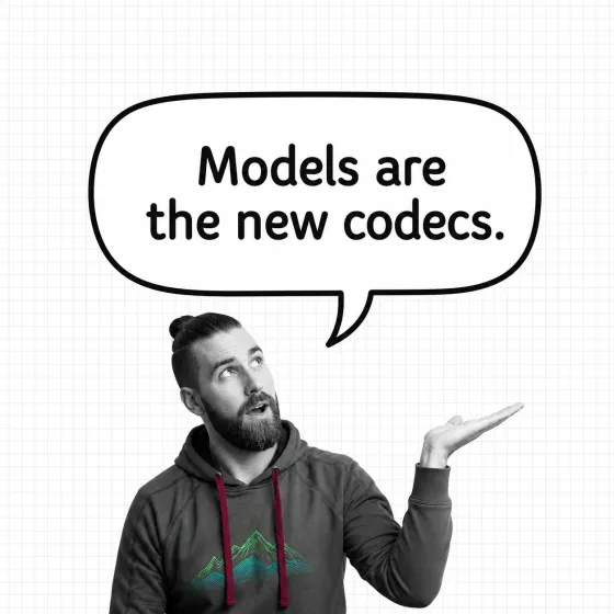 Media pipelines are still pipelines — the models are the new codecs.